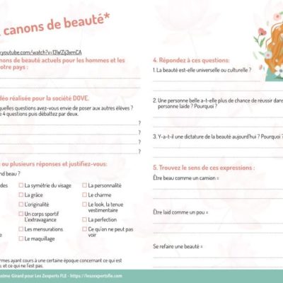 Parler de la beauté (B1-C2)