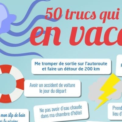 Poster 50 trucs à faire en vacances