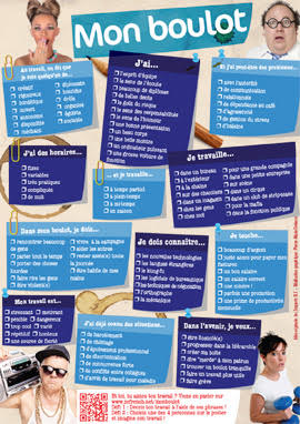 Poster vocabulaire A2 : Mon travail – Image 2