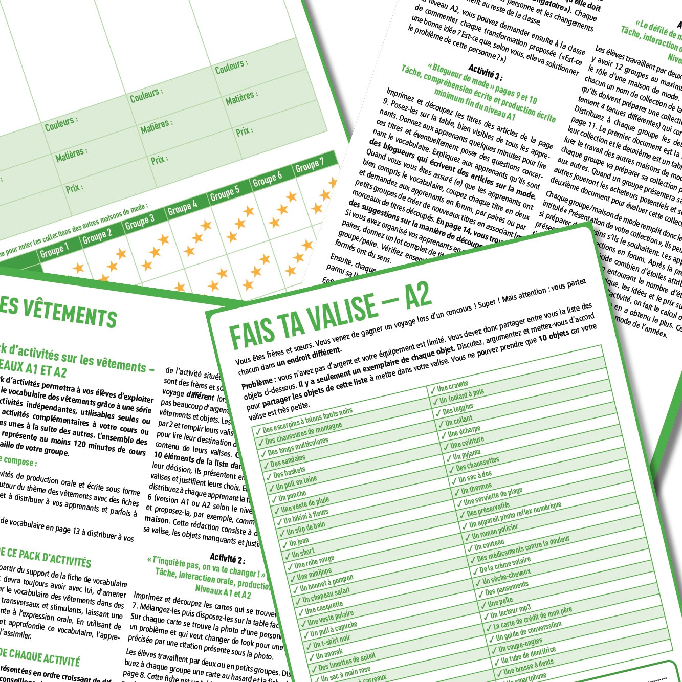 Tâche FLE : les vêtements A1-A2 – Image 3