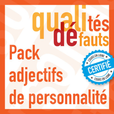 adjectifs de personnalité