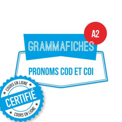 Fiche de grammaire FLE : les pronoms COD et COI A1