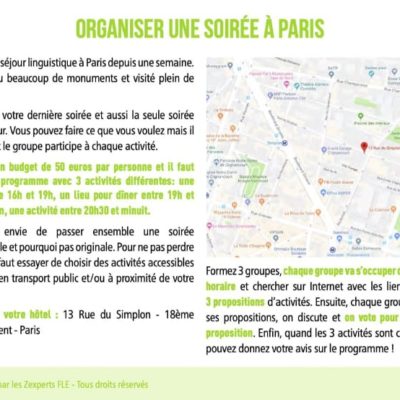 organiser une soirée FLE sur Whatsapp