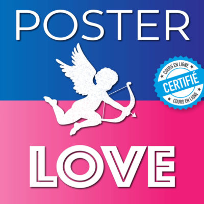 Poster LOVE : le mariage de l'amour et de la grammaire en A1 !