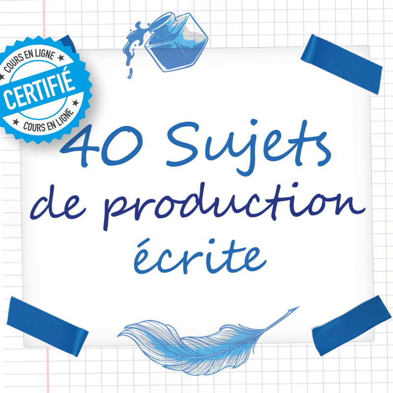 sujets production écrite