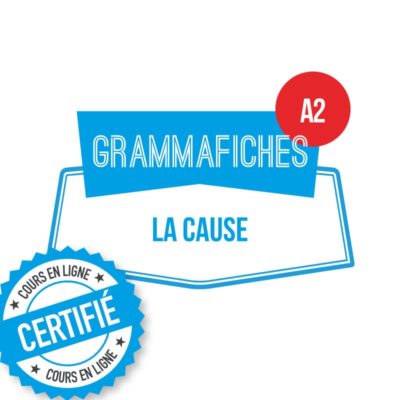 Fiche de grammaire FLE : la cause A2