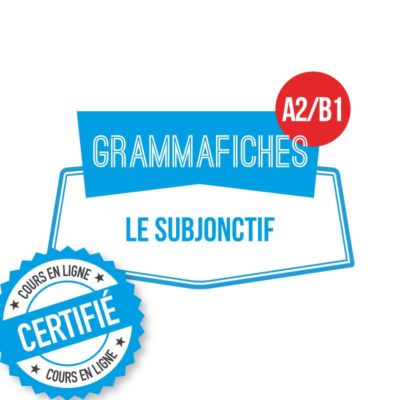 Fiche de grammaire FLE : subjonctif A2/B1 (émotions et probabilité)