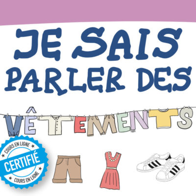 Sketchnote : je sais parler des vêtements