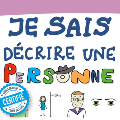Sketchnote : je sais décrire une personne