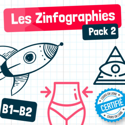3 infographies FLE complots tourisme spatial publicité B1-B2