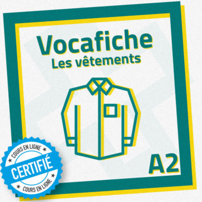 Fiche de vocabulaire FLE A2 : les vêtements