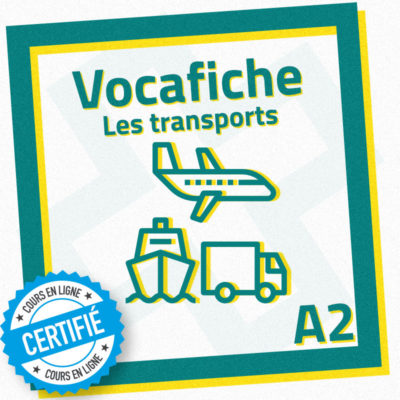 Vocafiche : Découvrir le lexique des moyens de transport en FLE