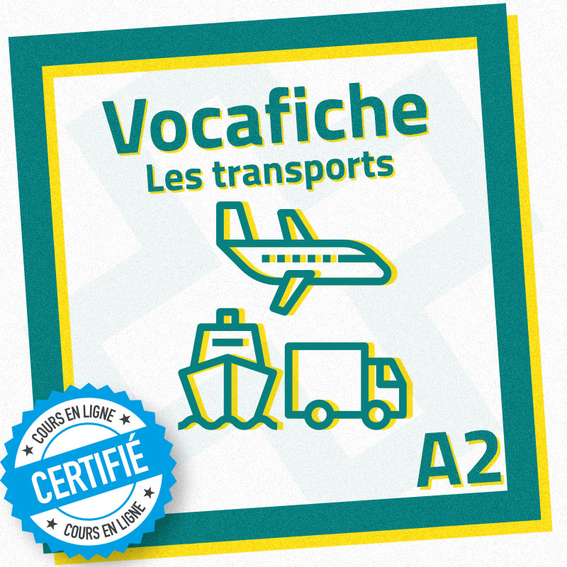 Vocafiche : Découvrir le lexique des moyens de transport en FLE