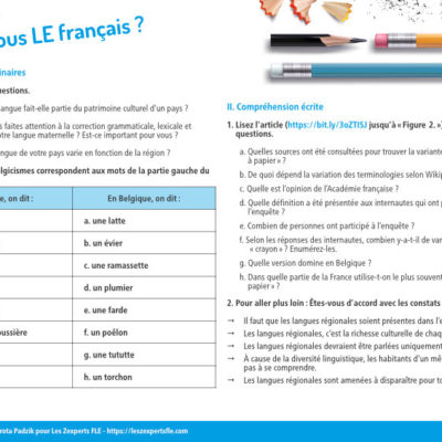 découvrir la richesse de la langue française