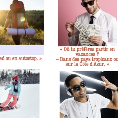 Miniz vocabulaire FLE loisirs A1