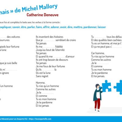 chanson romantique FLE