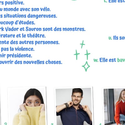 Miniz vocabulaire personnalité FLE