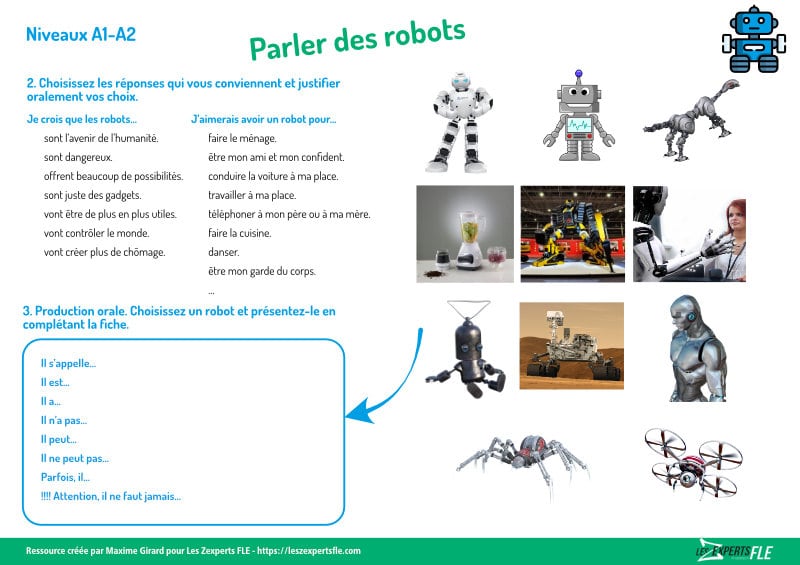 Parler des Robots