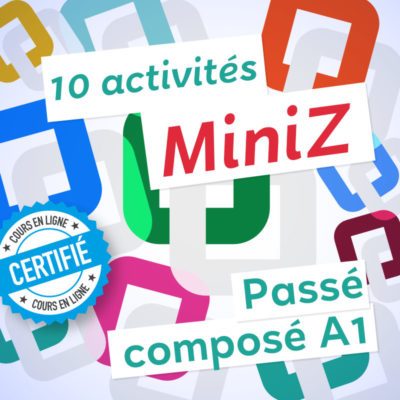 Miniz conjugaison passé composé FLE