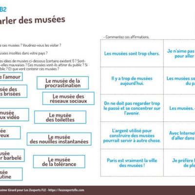 musées insolites en FLE