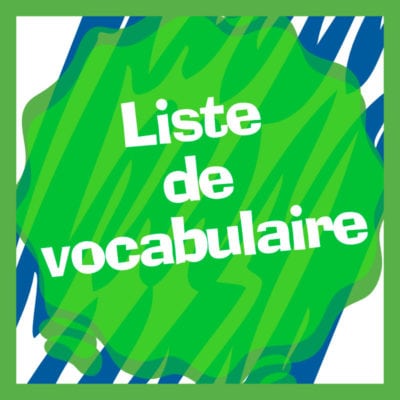 Listes de vocabulaire