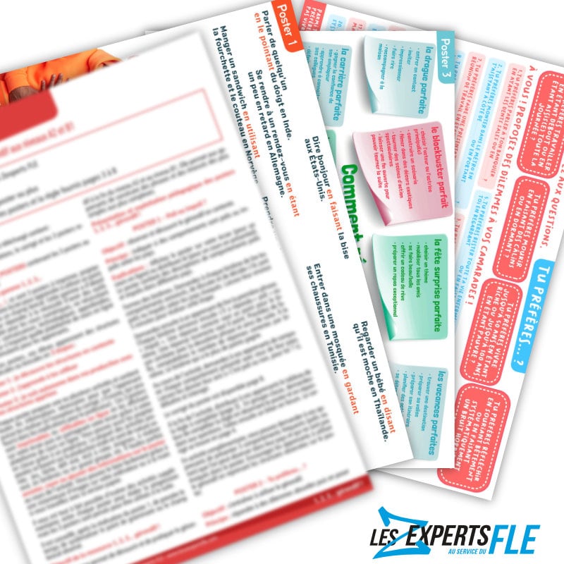 1,2,3 activité gérondif FLE