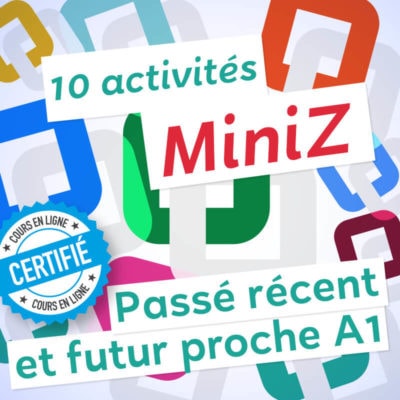 Miniz conjugaison futur proche passé récent FLE A1-A2