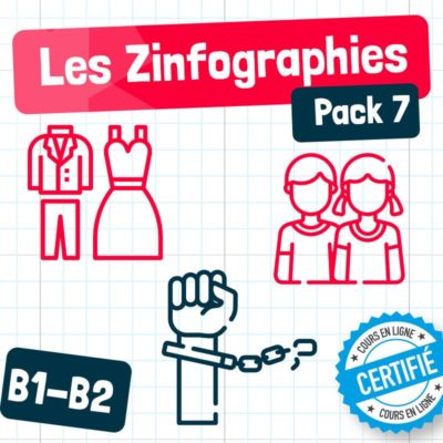 3 infographies FLE mode esclavage éducation B1-B2