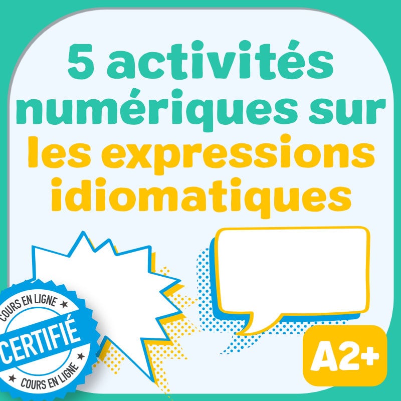 5 activités numériques comparaison FLE