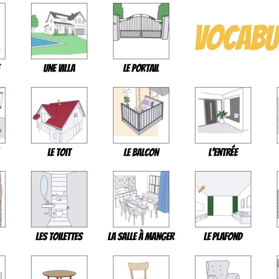 imagier FLE logement A2