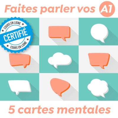 5 cartes mentales FLE A1