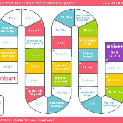 jeu de l'oie réviser les nombres - mathématiques