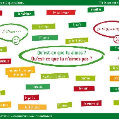 Activité pour débutants 18/35 : exprimer ses goûts