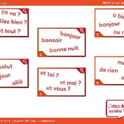 Activité pour débutants 21/35 : réviser les salutations