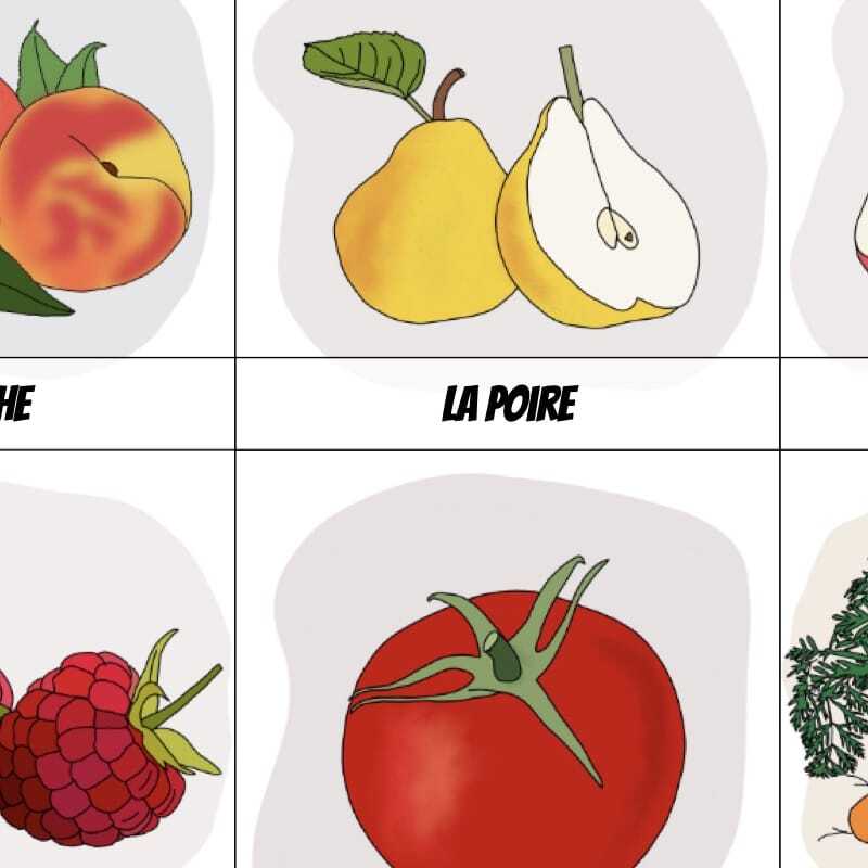 imagier sur l'alimentation A1-A2