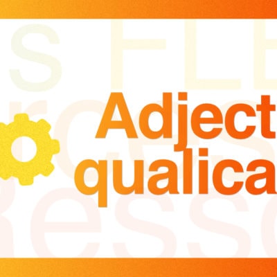 Adjectifs qualificatifs