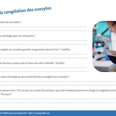 Parler de... la congélation des ovocytes