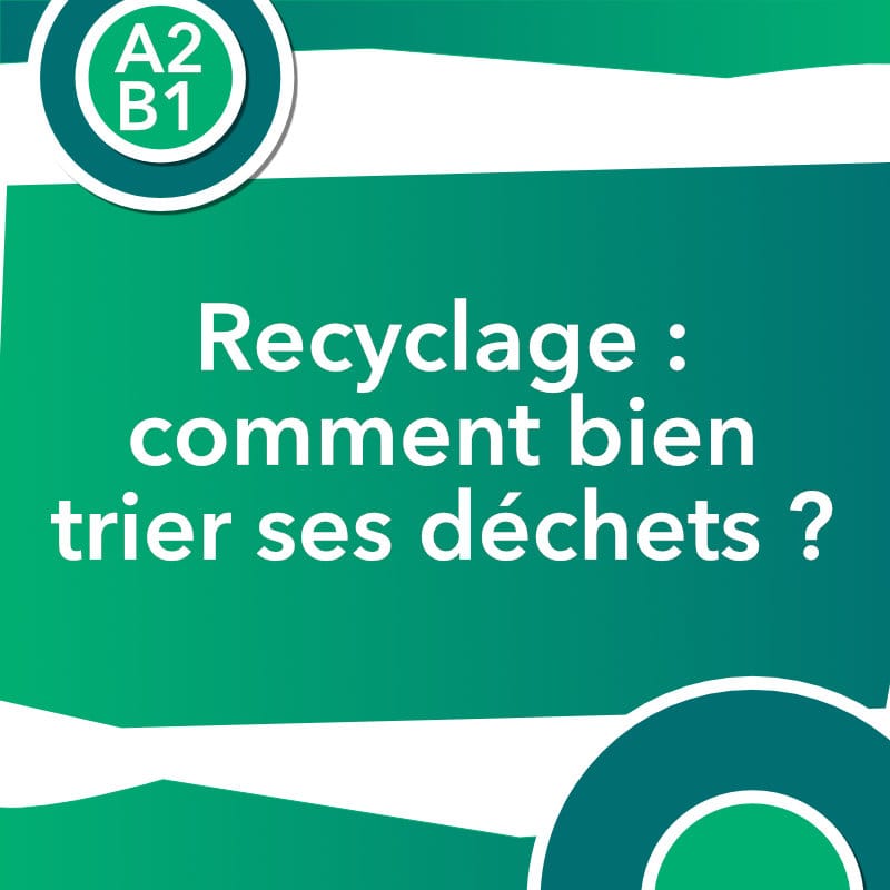 discussion recyclage