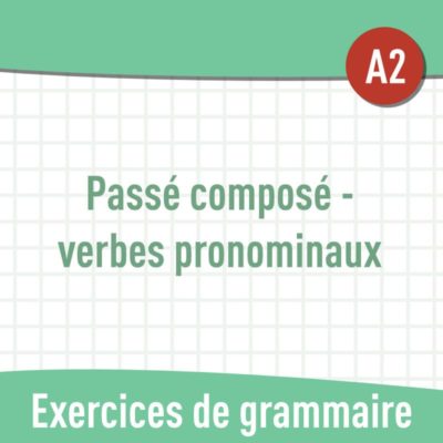 Passé composé - verbes pronominaux (A2) : exercices gratuits de grammaire en PDF