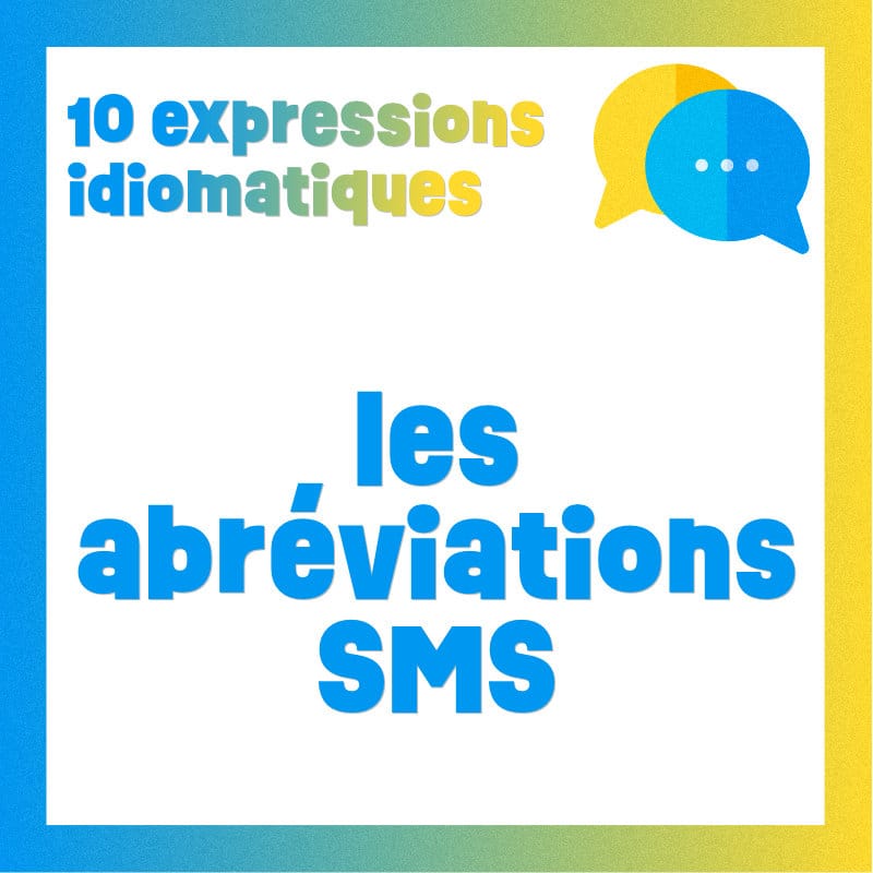Poster : 10 abréviations sms indispensables pour communiquer