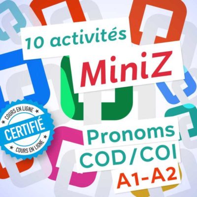 10 activités pronoms COD et COI A1-A2