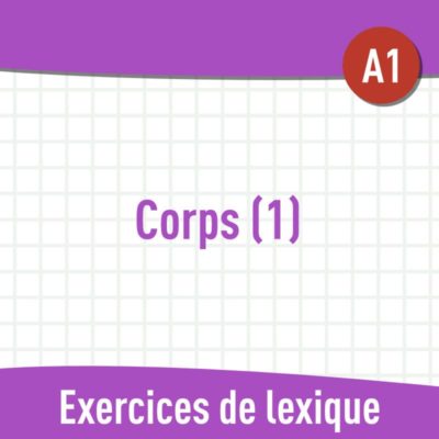 Corps (A1) : exercices de vocabulaire en PDF