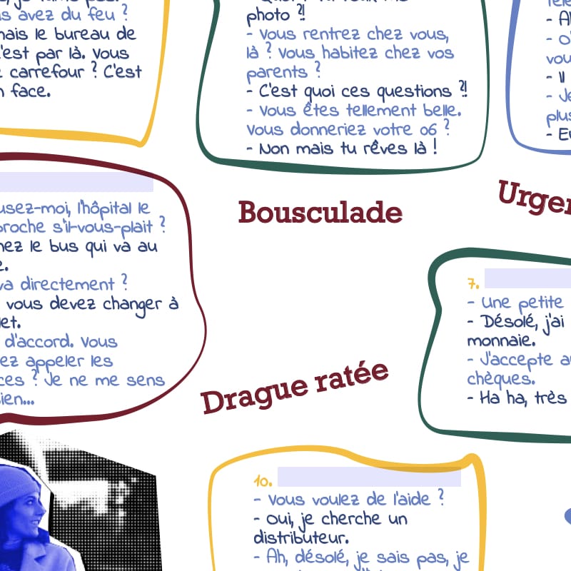 lexique idiomatique lié à la communication dans la rue