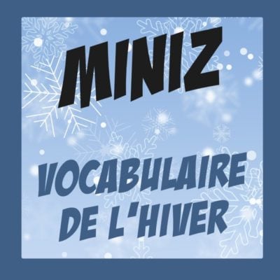 Deux activités pour travailler le vocabulaire de l'hiver - A1/A2