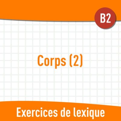 Corps (2) (B2) : exercices de vocabulaire en PDF