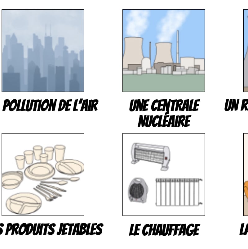 imagier écologie A2 B1
