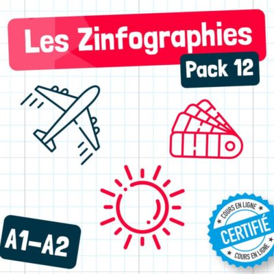 zinfographies vacances soleil A1 A2