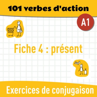 Fiche 4 : Présent (A1) : exercices gratuits de grammaire en PDF