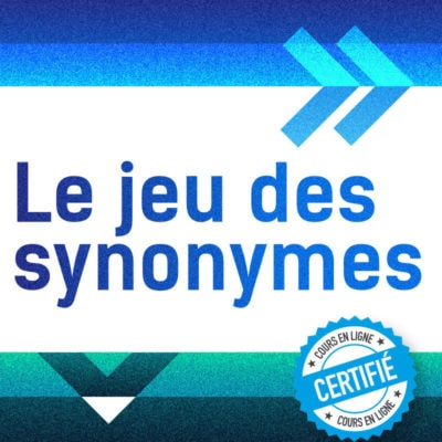 jeu des synonymes