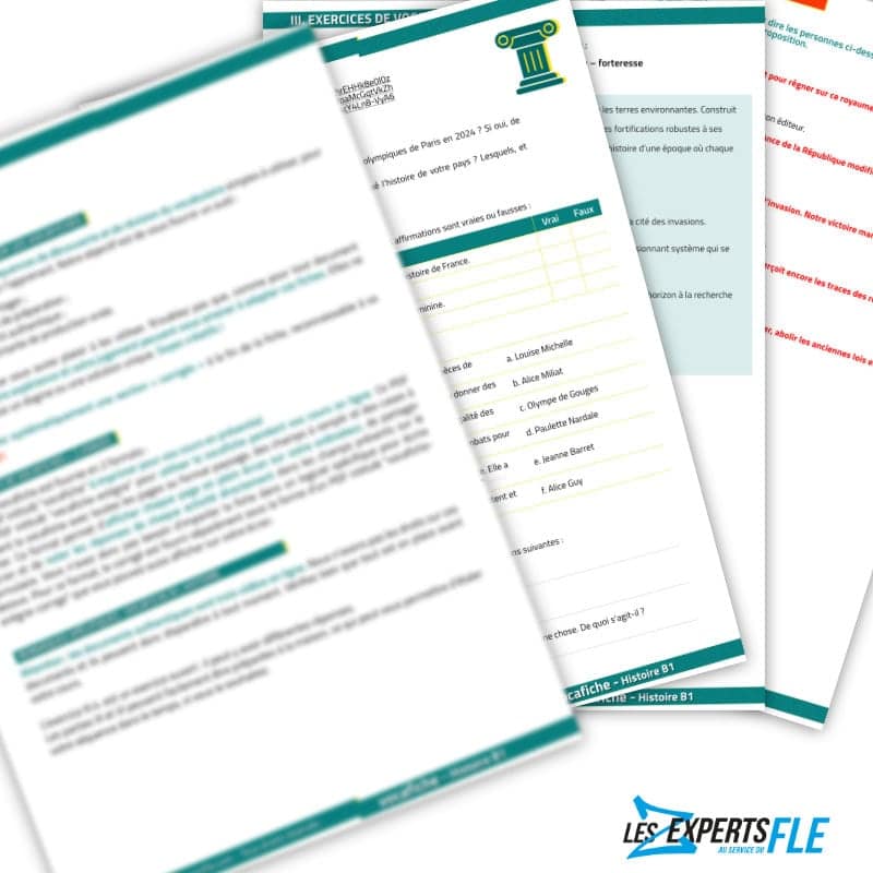 Vocafiche B1 : histoire – Image 2